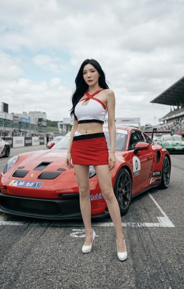 彈力緊身包臀三色拼接兩件式中空賽車服 彈力緊身包臀三色拼接兩件式中空賽車服 車模服 展場服裝 筱雅衣舖【BT88】