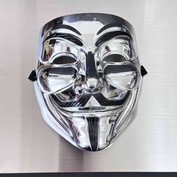 V怪客面具 金色面具 銀色面具 V怪客面具 金色面具 銀色面具化妝舞會面具變裝派對表演