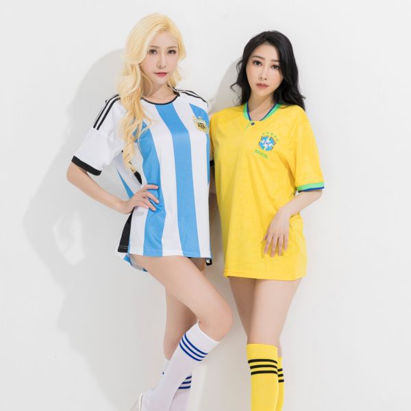 世界盃足球服男女運動服 運動T恤 足球衣 世界盃足球服男女運動服 運動T恤 足球衣 長版上衣 筱雅衣舖【BA1155】