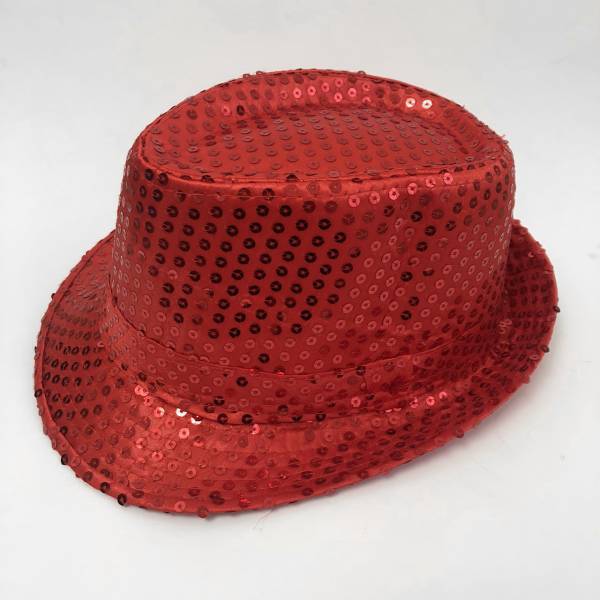亮片爵士帽 舞台造型帽多色 亮片爵士帽 舞台造型帽多色 尾牙 表演 萬聖節 筱雅衣舖【A109】