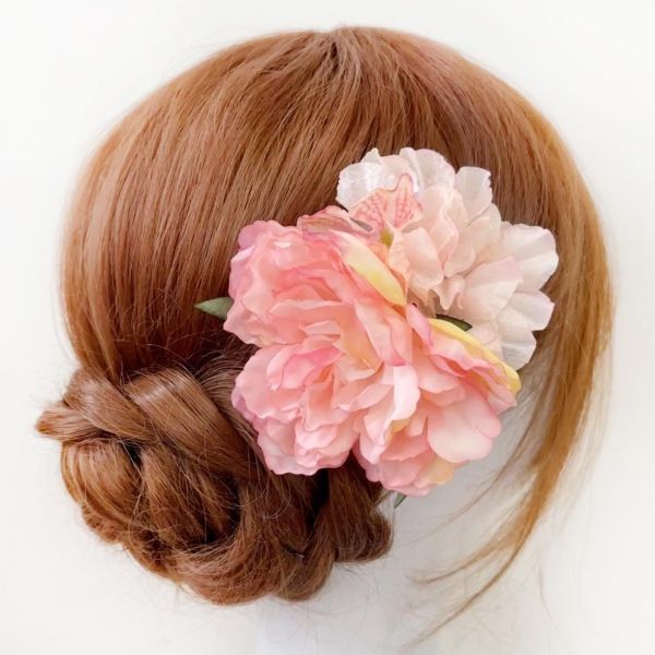 日本同步和服絹花髮飾多色 日本同步和服絹花髮飾 日本髮飾和風頭飾 日式頭飾 和服頭飾 筱雅衣舖【D294】日本和服 桃園和服