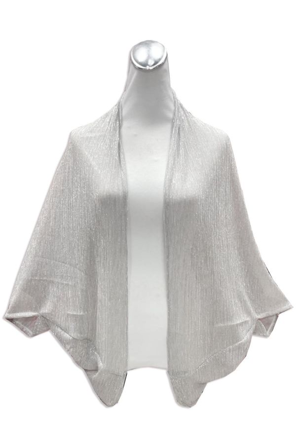 蝙蝠袖旗袍披肩 金色披肩 銀色披肩 【筱雅衣舖】現貨蝙蝠袖旗袍披肩 金色披肩 銀色披肩尾牙表演 禮服披肩 和服披肩 BT230