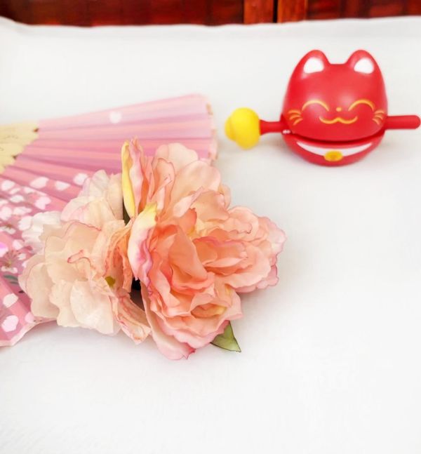 日本同步和服絹花髮飾多色 日本同步和服絹花髮飾 日本髮飾和風頭飾 日式頭飾 和服頭飾 筱雅衣舖【D294】日本和服 桃園和服