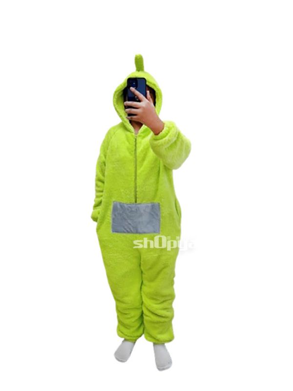 天線寶寶法蘭絨連體衣 【筱雅衣舖】天線寶寶法蘭絨連體衣睡衣天線寶寶Cosplay人偶裝 BA990