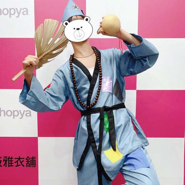 角色扮演濟公服裝6件組 濟公服裝6件組成人表演服裝 濟公師父萬聖節服裝搞怪搞笑服裝尾牙春酒變裝化裝舞會 廟公乩童 道士筱雅衣舖【BA1263