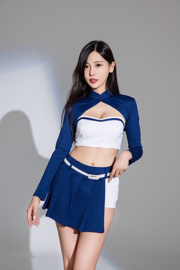 長袖4件式拼接撞色車展資訊展賽車服 長袖4件式拼接撞色車展資訊展賽車服 啦啦隊服展場服裝 舞台表演服 台灣製 【BT99】筱雅衣舖