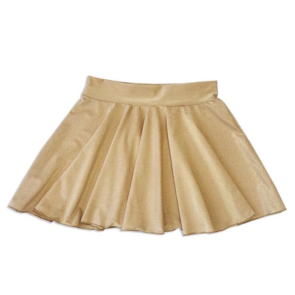 金光閃閃金色迷你裙 圓裙 【筱雅衣舖】金光閃閃金色迷你裙 圓裙 金色年華啦啦隊舞台鋼管瑜珈無內襯短裙 BT968