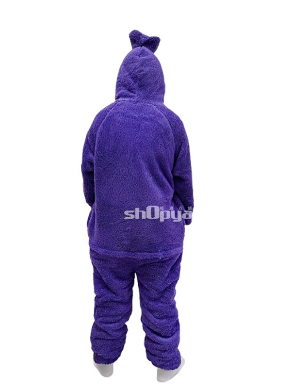 天線寶寶法蘭絨連體衣 【筱雅衣舖】天線寶寶法蘭絨連體衣睡衣天線寶寶Cosplay人偶裝 BA990