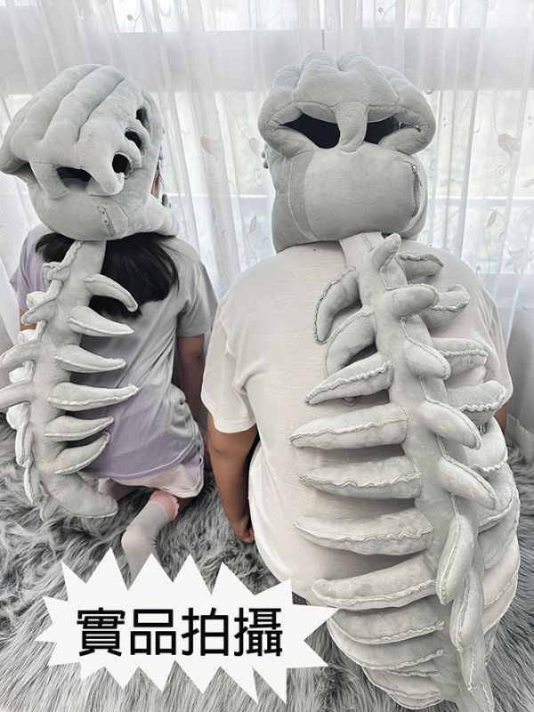 趣味恐龍頭套骨架服 萬聖節日裝扮 日常搞怪恐龍裝扮 趣味恐龍頭套骨架服 cosplay服 搞怪骨骼頭套筱雅衣舖【BA1261】