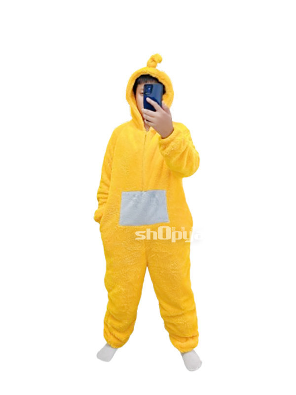 天線寶寶法蘭絨連體衣 【筱雅衣舖】天線寶寶法蘭絨連體衣睡衣天線寶寶Cosplay人偶裝 BA990