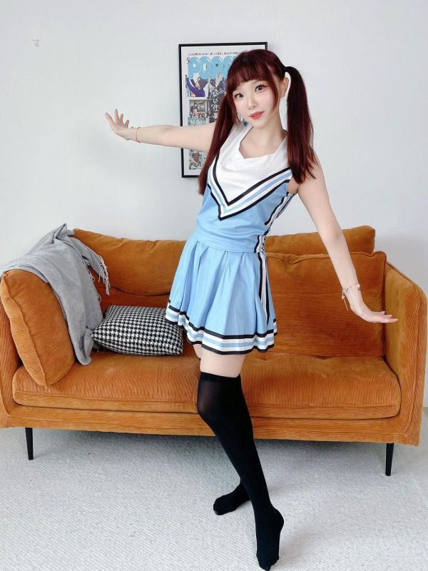 競技啦啦隊服 大尺碼啦啦隊服反串啦啦隊服裝 競技啦啦隊服 大尺碼啦啦隊服反串啦啦隊服裝 表演服裝【筱雅衣舖】BA108