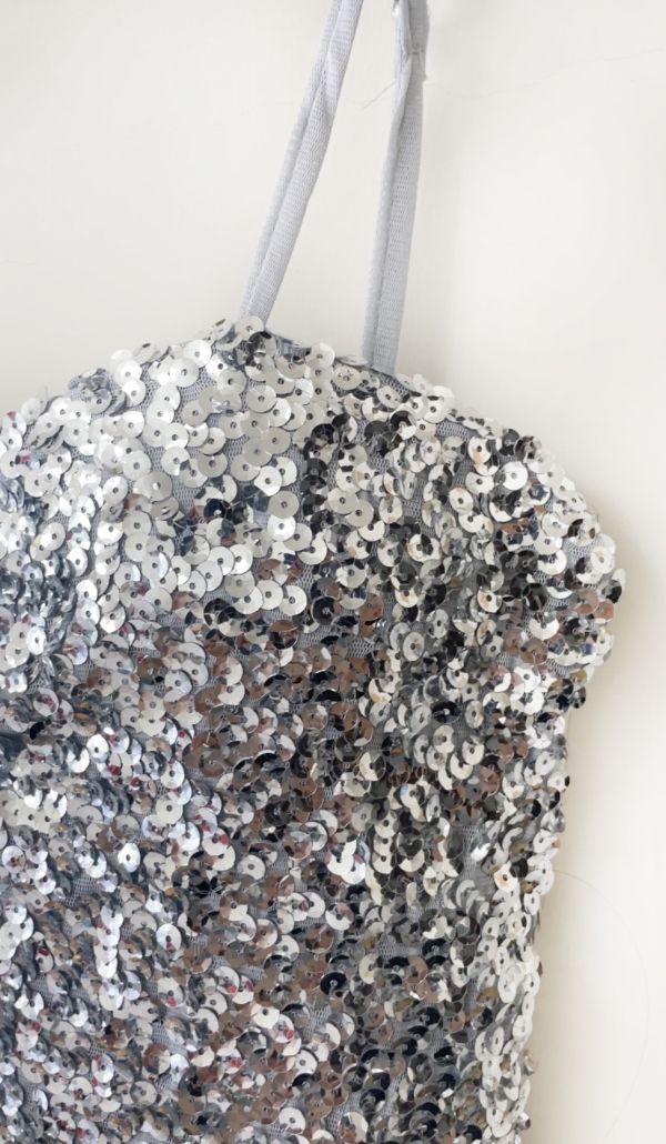 金光閃閃亮片小禮服 金光閃閃亮片小禮服 舞台表演金色銀色亮片洋裝 筱雅衣舖【BA1268】