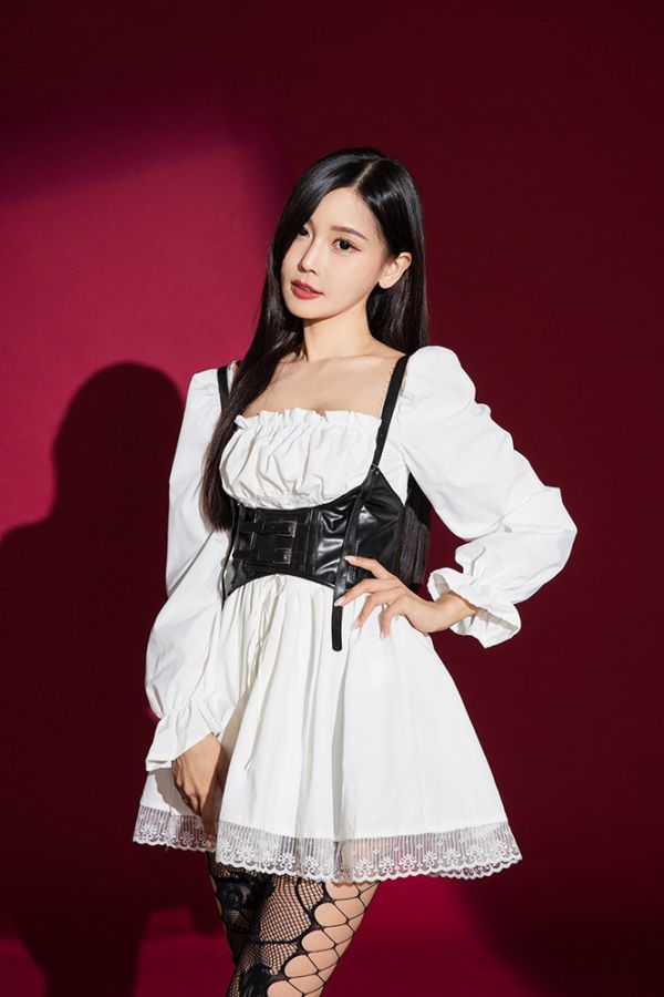 中世紀宮廷風羅莉塔澎澎袖洋裝 【筱雅衣舖】中世紀宮廷風羅莉塔澎澎袖洋裝Cosplay 女巫角色扮演 筱雅衣舖【BA1255】