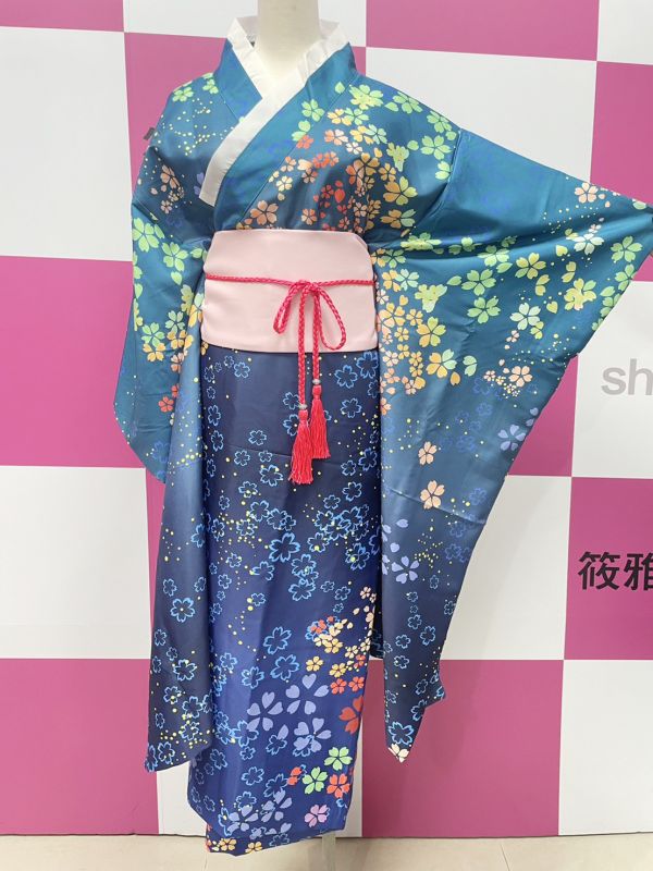 日本改良大振袖和服 日本舞和服 日本改良大振袖和服 日本舞和服 表演用和服 筱雅衣舖【BA1248】桃園和服 台北和服 大尺碼和服 和服