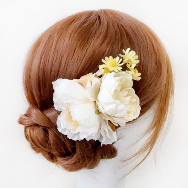 日本同步和服絹花髮飾多色 日本同步和服絹花髮飾 日本髮飾和風頭飾 日式頭飾 和服頭飾 筱雅衣舖【D294】日本和服 桃園和服