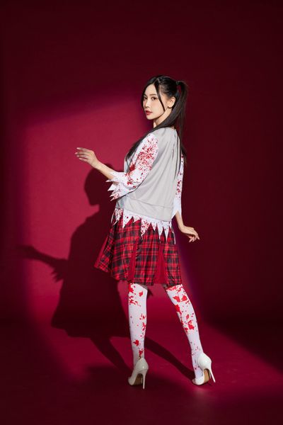 2025新品恐怖鬼學生服裝 桃園萬聖節服裝 恐怖鬼學生服裝  萬聖節角色扮演 筱雅衣舖【BA1257】萬聖節服裝租借