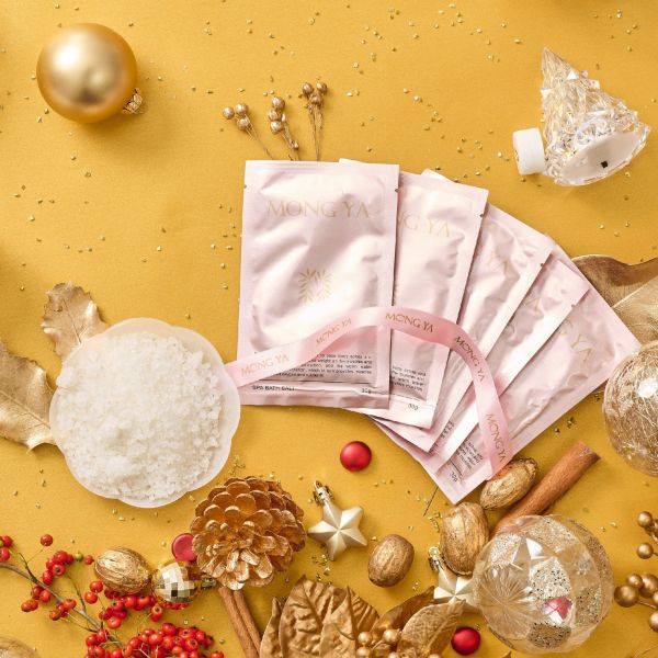 天然SPA浴鹽旅行組(五包) 天然SPA浴鹽旅行組、放送肌肉、消除疲勞增加身體免疫力、調整賀爾蒙水平、促進新陳代謝循環