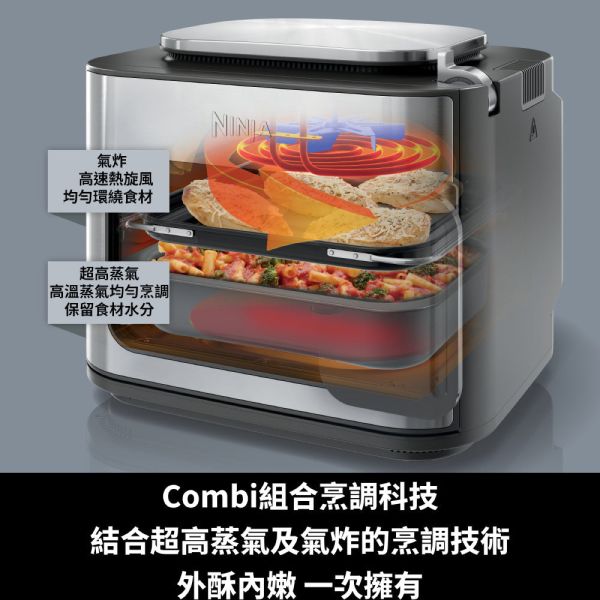 * 錦達 * 【14種料理功能】Ninja Combi  多功能氣炸蒸烤箱 SFP701TW 】新居禮物首選｜簡單操作好清洗 Ninja 多功能廚房家電 熱賣推薦,Ninja ,蒸氣氣炸鍋 智能烤箱,烤箱推薦,NINJA 哪裡買 台中 Ninja 多功能氣炸鍋 哪裡買 Ninja 氣炸鍋價格價格比,多功能氣炸鍋推薦,台中 Ninja 家電實體門市,新居禮物 推薦