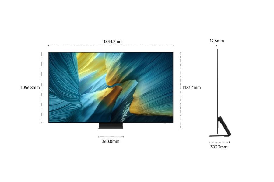 ＊錦達＊ SAMSUNG 三星83型4K OLED AI智慧顯示器QA83S95FAEXZW SAMSUNG,三星,83吋電視推薦 2025,QA83S95FAEXZW,SAMSUNG智慧電視保固,錦達數位,永昌電器,MOMO,PCHOME,東森購物,蝦皮購物,小空間用哪款 OLED 電視,2025年超電視選購指南,電視推薦 2025 熱門品牌