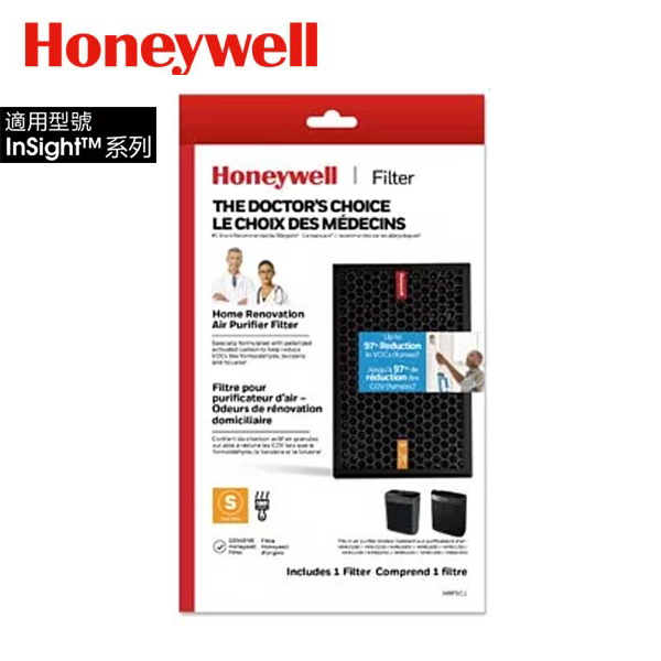 美國Honeywell 強效淨味濾網-寵物(HRF-SP1)/煙霧(HRF-SS1)/廚房(HRF-SK1)/家居裝修(HRF-SC1)-適用InSight™系列清淨機 HRF-SS1,HRF-SC1,HRF-SK1,HRF-SP1,Honeywell,InSightTM,空氣清淨機,HPA5150WTW, HPA5250WTW, HPA5350WTW,初效前置制濾網 2入HiSiv濾網2入, HEPA顆粒物濾網 2入,KJ810G93WTW