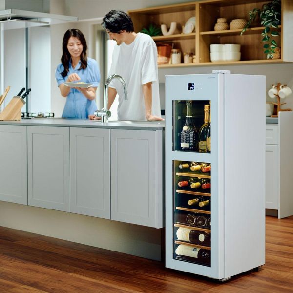 * 錦達 *【日本酒櫃品牌】 日本SAKURA WORKS 氷温M5 GX38 雙溫酒櫃 白色 日本SAKURA WORKS,日本酒櫃,專為清酒與葡萄酒收藏設計酒櫃,Advance, 高顏值靜音雙溫酒櫃,氷溫小坪數也能放的酒櫃,台中酒櫃 推薦,雙溫酒櫃 哪裡買 ,酒櫃,新世界,黑皮諾,香檳,永昌電器,清酒 酒櫃 推薦,酒櫃開箱心得,台中酒櫃現貨,台中買酒櫃推薦,LIEBHERR,利勃,冰箱