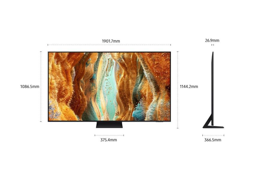 ＊錦達＊SAMSUNG 三星 85型QLED AI智慧顯示器 QA85QN70FAXXZW SAMSUNG,三星,85型,4K電視推薦,QA85QN70FAXXZW,SAMSUNG智慧電視保固,錦達數位,永昌電器,MOMO,PCHOME,東森購物,蝦皮購物,電視連網推薦2025,85吋電視壁掛推薦