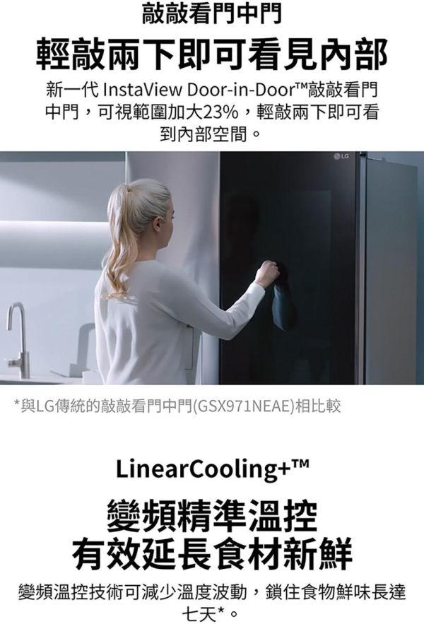 * 錦達 * LG 樂金 653公升 敲敲看門中門冰箱 GL-QL62MB｜夜墨黑 LG,樂金,變頻,四門冰箱推薦,大容量冰箱推薦,智慧變頻四門冰箱,653公升,GL-QL62MB,永昌電器,錦達數位,GV-NB61WG,台中買冰箱推薦2026,北屯買冰箱推薦,MOMO,新成屋冰箱 推薦,東森購物,PCHOME,台中LG冰箱,LG 敲敲門