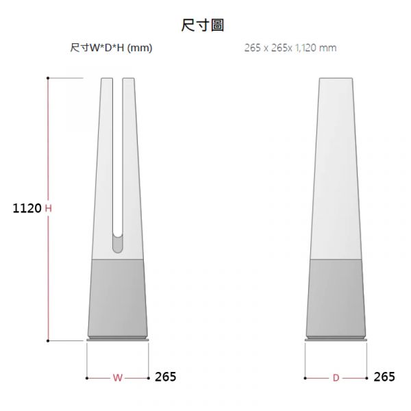 LG 樂金 PuriCare AeroTower 風革機（涼暖系列）- 拿鐵棕 FS151PCE0 LG,樂金,FS151PSF0,FS151PWE0,FS151PGE0,FS151PCE0,PuriCare,風革機,涼暖系列,小蔡電器,集雅社,TP09,TP07,HP06,HP07,HP09,486團購