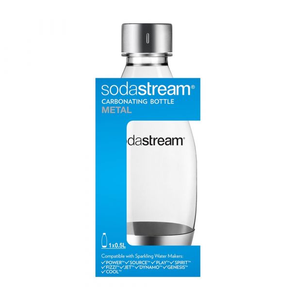 Sodastream 水滴型專用水瓶 500ML 1入(金屬) Sodastream,Source Plastic,自動扣瓶,氣泡水機,
紅,ONETOUCH,SPRIT,二氧化碳全新鋼瓶,425g,滴型專用水瓶,500ML,1入,金屬,恆隆行