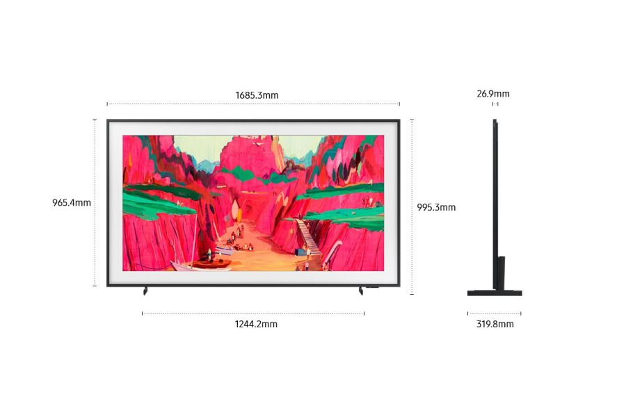 ＊錦達＊SAMSUNG 三星 75吋 美學電視 智慧顯示器 QA75LS03FWXXZW SAMSUNG,三星,75吋電視推薦 2025,QA75LS03FAXXZW,SAMSUNG智慧電視保固,錦達數位,永昌電器,MOMO,PCHOME,東森購物,蝦皮購物, OLED 電視,2025年超電視選購指南,適合裝潢風格的電視