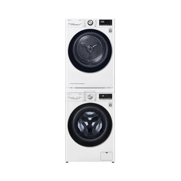 ＊錦達＊【LG 樂金 10KG免曬衣乾衣機+13KG滾筒洗衣機 蒸洗脫 WR-100VW+WD-S13VBW】 LG,樂金,洗衣機,乾衣機,WD-S13VBW,WR-100VW,蒸氣滾筒洗衣機,免曬衣乾衣機,蒸洗脫,免曬衣,13KG,MOMO,蝦皮購物,錦達數位,永昌電器,台中市,洗乾堆疊