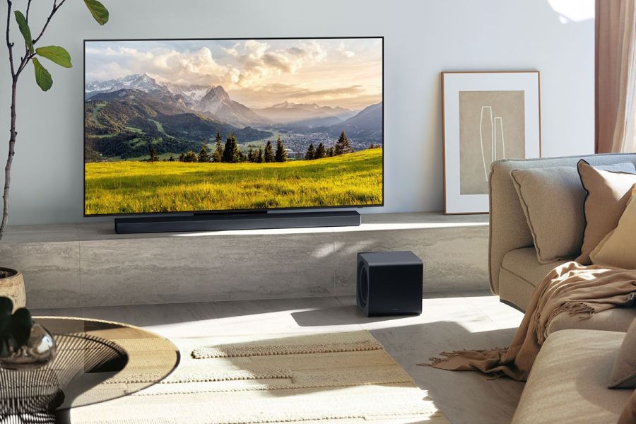 ＊錦達＊SAMSUNG 三星 3.1.2聲道 Soundbar HW-QS700F/ZW SAMSUNG,三星,Soundbar,聲霸,家庭劇院,音響,11.1.4Ch,HW-QS700F,Soundbar 推薦 2025,家庭劇院音響推薦,Soundbar 搭配三星電視建議,適合小客廳的 soundbar,Dolby Atmos 家用設備推薦,SONY,索尼,MOMO,蝦皮購物,錦達數位,永昌電器