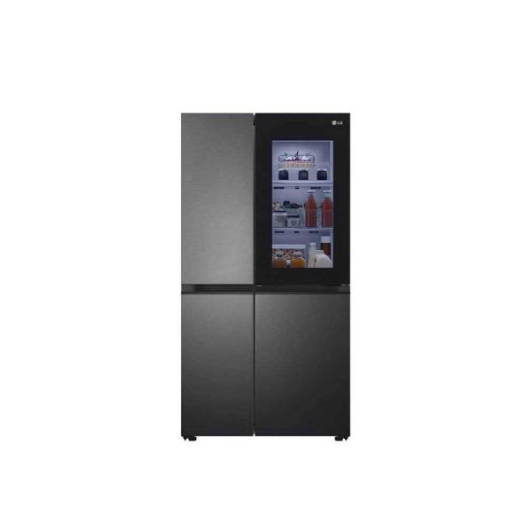 * 錦達 * LG 樂金 653公升 敲敲看門中門冰箱 GL-QL62MB｜夜墨黑 LG,樂金,變頻,四門冰箱推薦,大容量冰箱推薦,智慧變頻四門冰箱,653公升,GL-QL62MB,永昌電器,錦達數位,GV-NB61WG,台中買冰箱推薦2026,北屯買冰箱推薦,MOMO,新成屋冰箱 推薦,東森購物,PCHOME,台中LG冰箱,LG 敲敲門