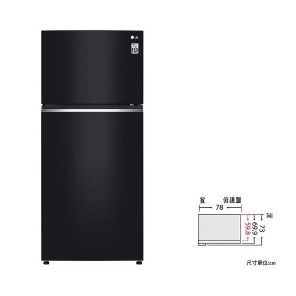 LG 變頻雙門冰箱 525公升 鏡面曜石黑 GN-HL567GBN GN-HL567GBN,GN-HL567GB,GN-HL567SV,GN-HL567SVN,星辰銀 ,GR-FL40SV,精緻銀GR-DL88W,GR-DL88SV,GR-DL81SV,LG,樂金,wifi,冰箱,小蔡電器,展碁國際,集雅社,新光三越,日立,三星