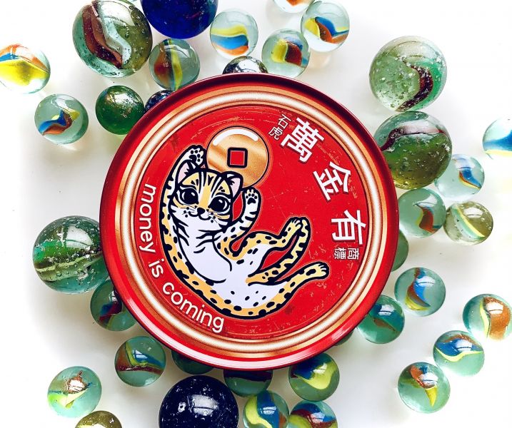 圓形磁鐵杯墊-石虎出沒 文創商品,台灣文化,懷舊商品,復古風,紀念商品,台灣味,台灣文創,杯墊,磁鐵,木子創意。