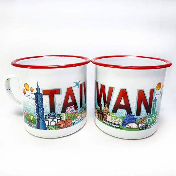 750ml琺瑯杯 文創商品,台灣文化,懷舊商品,復古風,紀念商品,台灣味,台灣文創,斜背包,帆布,懷舊設計。