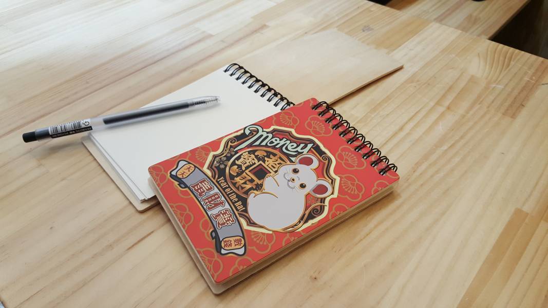 筆記本-鼠財寶 文創商品,台灣文化,懷舊商品,復古風,紀念商品,台灣味,台灣文創,復古筆記本,生肖,木子創意。