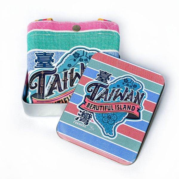美麗寶島-嘎嘰肩揹提袋 文創商品,台灣文化,懷舊商品,復古風,紀念商品,台灣味,台灣文創,杯墊,磁鐵,懷舊設計。