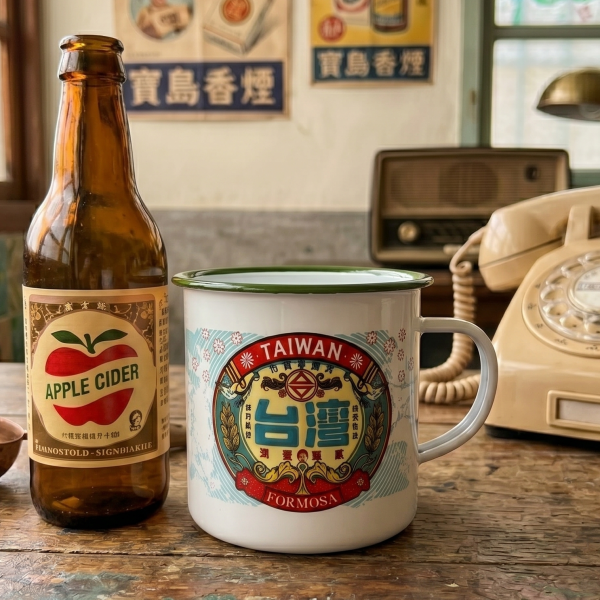 750ml琺瑯杯 文創商品,台灣文化,懷舊商品,復古風,紀念商品,台灣味,台灣文創,斜背包,帆布,懷舊設計。