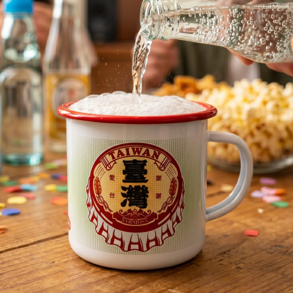 350ml琺瑯杯 文創商品,台灣文化,懷舊商品,復古風,紀念商品,台灣味,台灣文創,斜背包,帆布,懷舊設計。