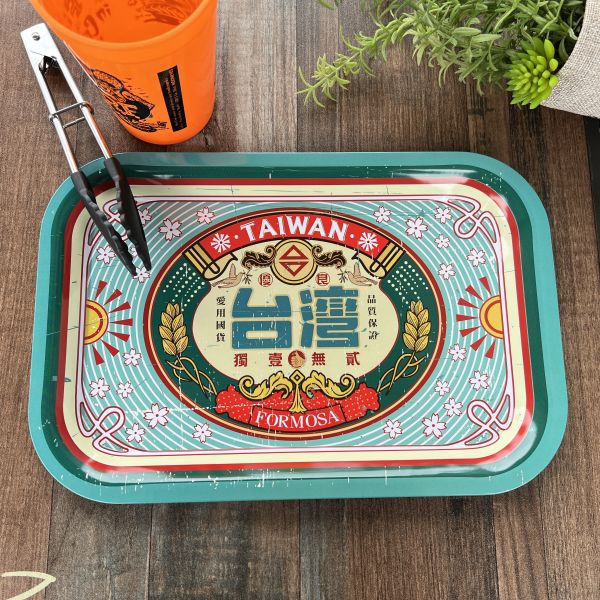 鐵托盤-台灣老標 文創商品,台灣文化,懷舊商品,復古風,紀念商品,台灣味,台灣文創,復古托盤,木子創意,老標