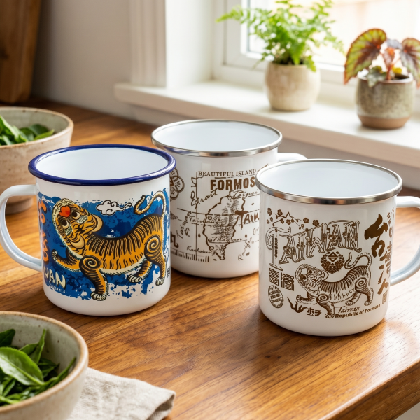 500ml琺瑯杯 文創商品,台灣文化,懷舊商品,復古風,紀念商品,台灣味,台灣文創,斜背包,帆布,懷舊設計。
