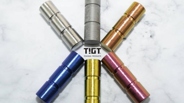 TIGT- 鈦印新章 - 印相天壑 - 鈦合金版本 18mm 圓章 - 附黑色鐵盒一只 TIGT 鈦極印 鈦金屬 鈦印章 鈦 圓章 銀行開戶專用