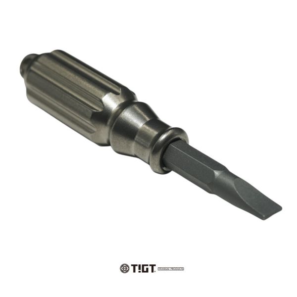 <超早鳥預購>鈦螺絲起子手柄 - 鈦製手柄 + S2 鋼製接頭 限量商品,彩妝,鈦金屬,錶帶,餐盒,餐具,鍋具,便當盒,營養午餐,露營,癌症,罕見疾病,SPACE X,LISA,GD,台積電,LV,BV,BMW,BENZ,TESLA,輝達,黃仁勳,IF設計獎,鈦,LVMH,保時捷,日本,JAPAN,設計,鈦金,屬,GQ,Snowpeak,Audi,VW,00887,deepseek,川普,關稅,關稅戰