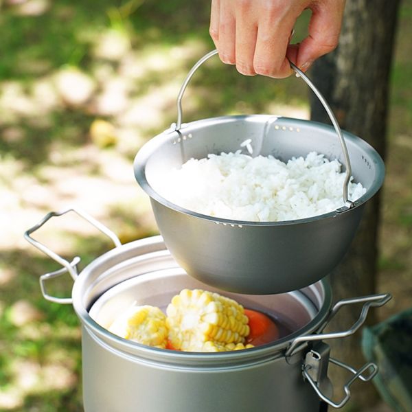 極選品 - 純鈦製成，可使用扣具緊閉之微壓力鍋具 