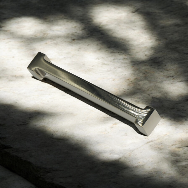 初代鈦製筷架 - 鈦金屬原材切削，實心一體成形 