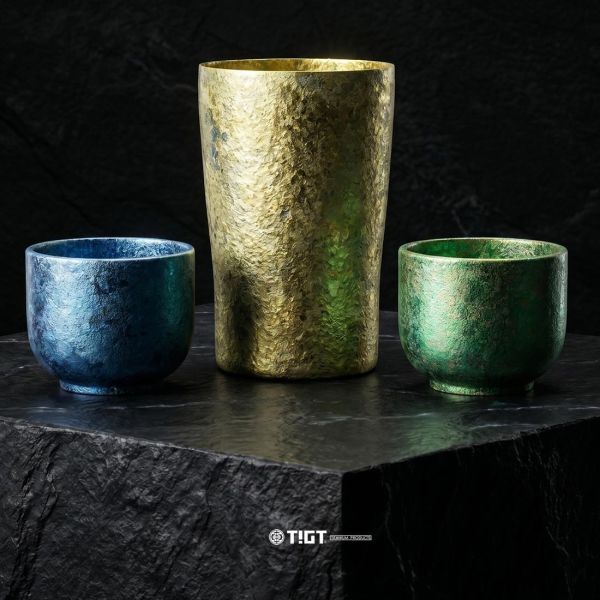 TIGT - 鎏金杯<極> 290ml + 95ML ( 99% 鈦金屬打造，雙層真空斷冷熱結構 ) 限量商品,彩妝,鈦金屬,錶帶,餐盒,餐具,鍋具,便當盒,營養午餐,露營,癌症,罕見疾病,SPACE X,LISA,GD,台積電,LV,BV,BMW,BENZ,TESLA,輝達,黃仁勳,IF設計獎,鈦,LVMH,保時捷,日本,JAPAN,設計,鈦金,屬,GQ,Snowpeak,Audi,VW,00887,deepseek,新光三越,亞亞