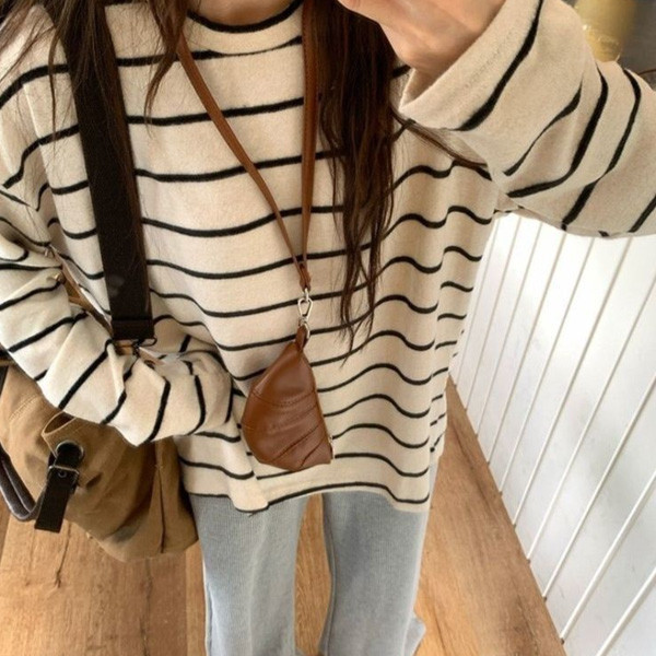 ALORA 就是要橫條紋長T 