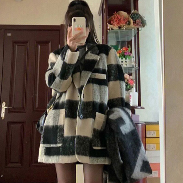 ALORA 厚實感開襟針織外套 