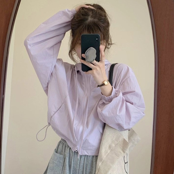 ALORA 春夏防曬沖鋒連帽外套 